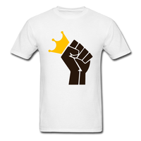Black Power Crown - white