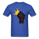 Black Power Crown - royal blue