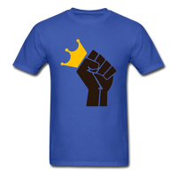 Black Power Crown - royal blue