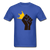 Black Power Crown - royal blue