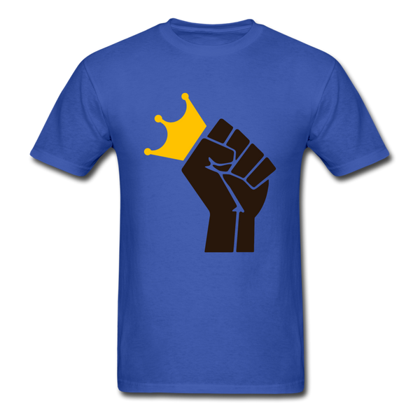 Black Power Crown - royal blue