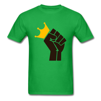 Black Power Crown - bright green