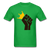 Black Power Crown - bright green