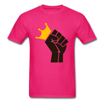 Black Power Crown - fuchsia