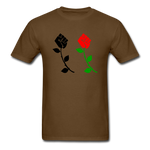 Black Power Fist Rose - brown