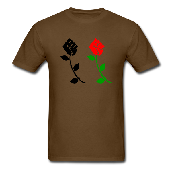 Black Power Fist Rose - brown