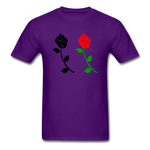 Black Power Fist Rose - purple