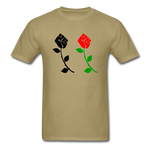Black Power Fist Rose - khaki