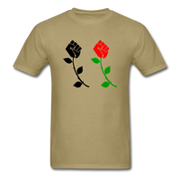 Black Power Fist Rose - khaki
