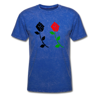 Black Power Fist Rose - mineral royal