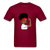 Black Woman - burgundy