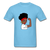 Black Woman - aquatic blue