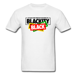 Blackity Black - white