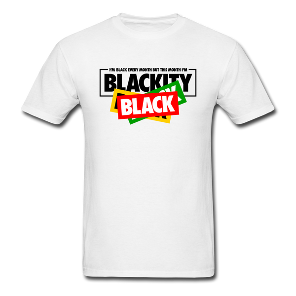 Blackity Black - white