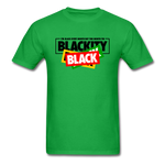 Blackity Black - bright green