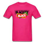 Blackity Black - fuchsia