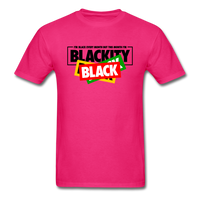 Blackity Black - fuchsia