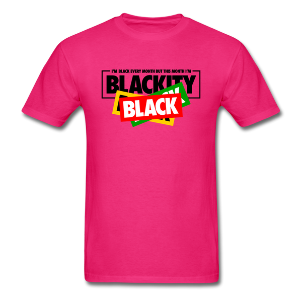 Blackity Black - fuchsia