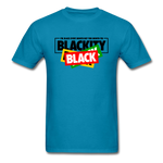 Blackity Black - turquoise