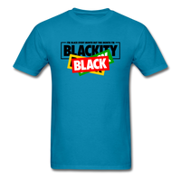 Blackity Black - turquoise