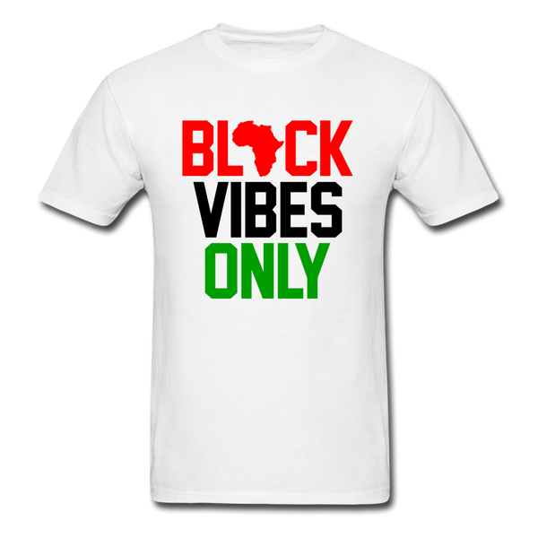 Black Vibes Only Africa - white