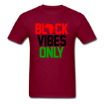 Black Vibes Only Africa - burgundy