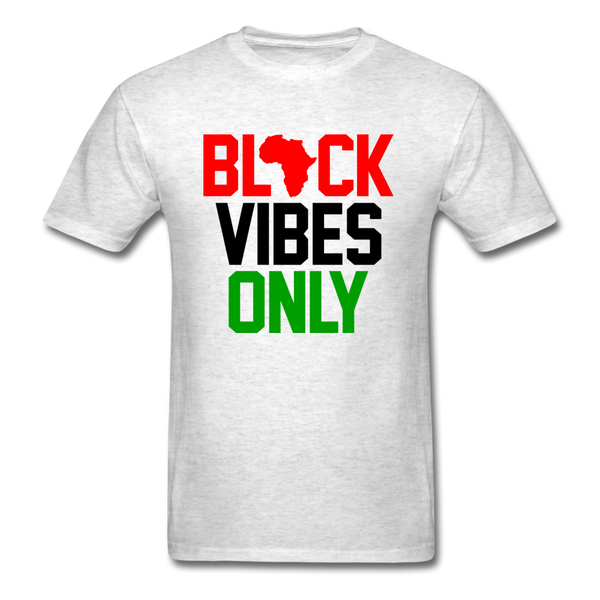 Black Vibes Only Africa - light heather gray