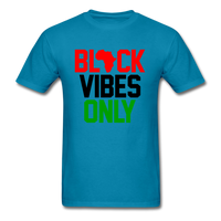 Black Vibes Only Africa - turquoise
