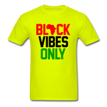 Black Vibes Only Africa - safety green