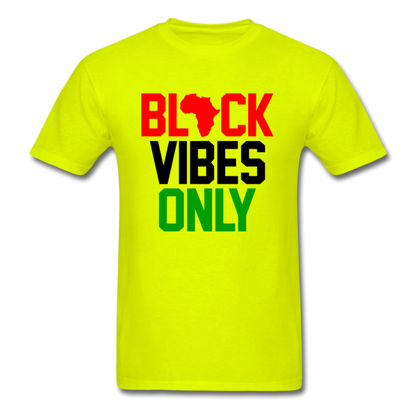 Black Vibes Only Africa - safety green