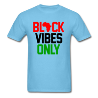 Black Vibes Only Africa - aquatic blue
