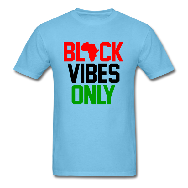 Black Vibes Only Africa - aquatic blue