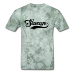 Savage - military green tie dye