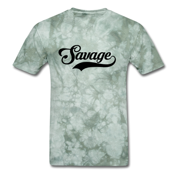 Savage - military green tie dye