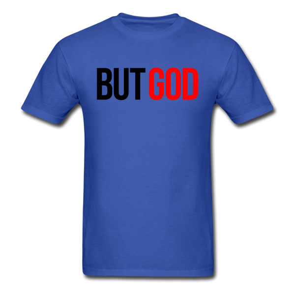 But God - royal blue