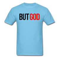 But God - aquatic blue