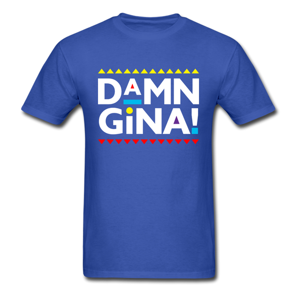 Damn Gina - royal blue