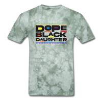Black Dope Family Daughter - military green tie dye