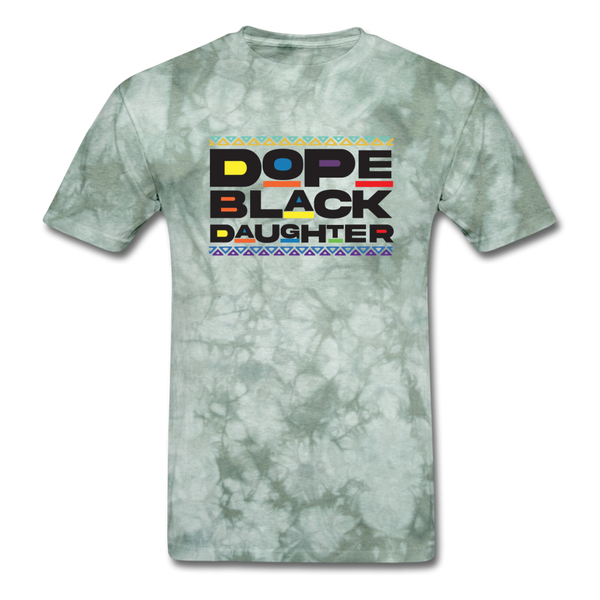 Black Dope Family Daughter - military green tie dye
