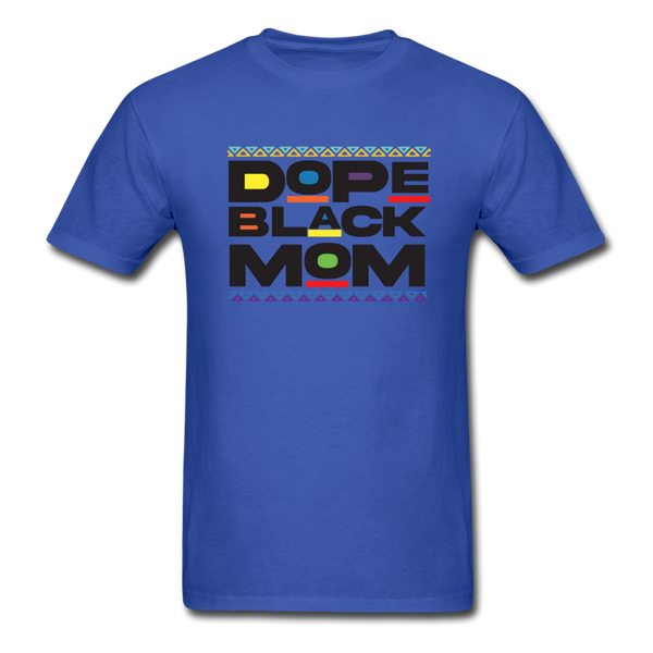 Black Dope Family Mom - royal blue