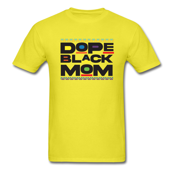 Black Dope Family Mom - yellow