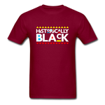 Historically Black - burgundy