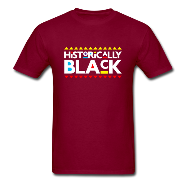 Historically Black - burgundy