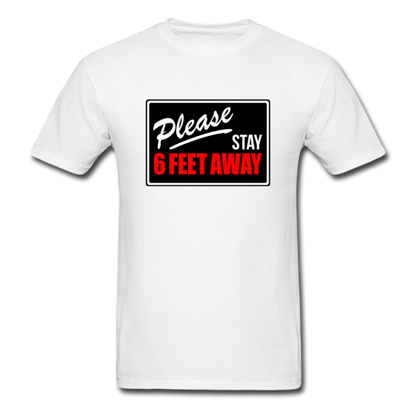 Stay 6 Feet - white