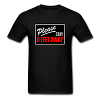 Stay 6 Feet - black