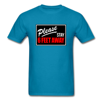 Stay 6 Feet - turquoise