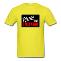 Stay 6 Feet - yellow