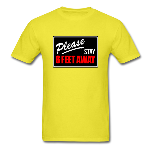 Stay 6 Feet - yellow