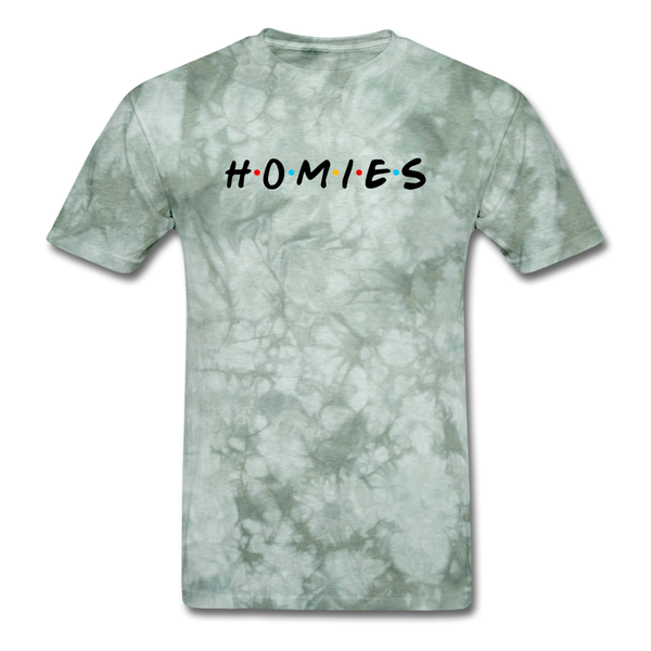 Homies - military green tie dye
