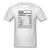 Nutritional Facts - light heather gray